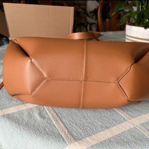 POLÈNE Brown Leather Tote Bag - Picture 2 of 10